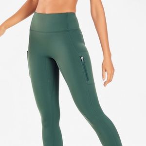 Fabletics Trinity Green Utility Leggings (nwt)